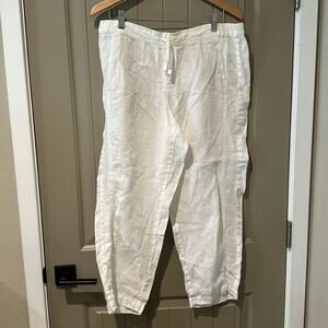 J.JILL Love Linen Pants Sz L